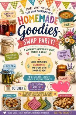 Homemade Goodies Swap Party!