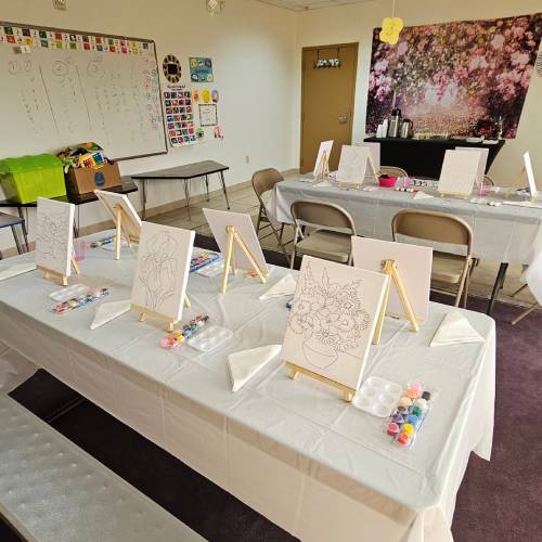 Creative workshop session with Muslim women