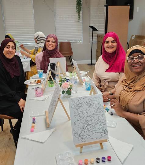 Muslim Sisters banner illustration