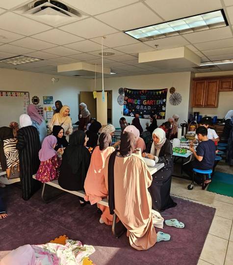 Muslim Sisters mission and vision illustration