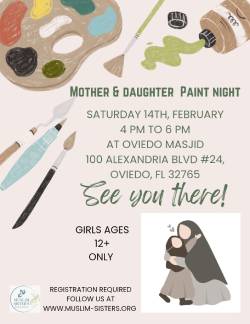 Mother & Daughter Paint Night