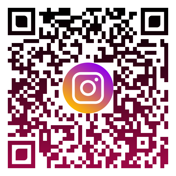 QR code to follow our Instagram account