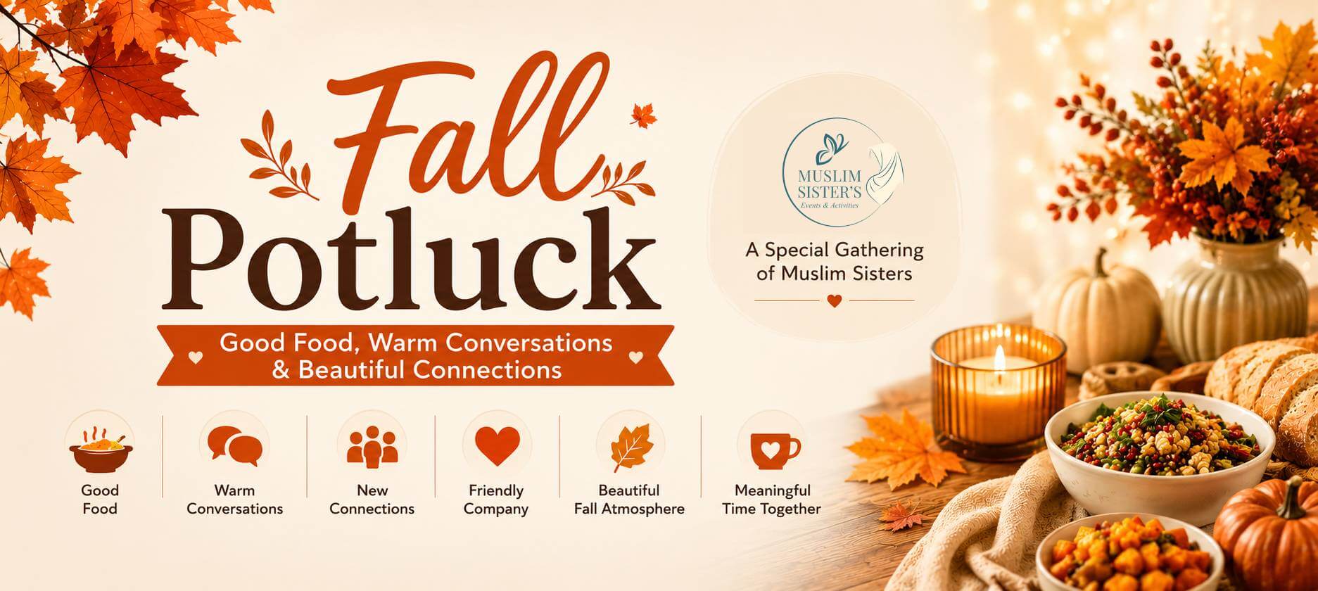 Fall Potluck: A Gathering of Muslim Sisters