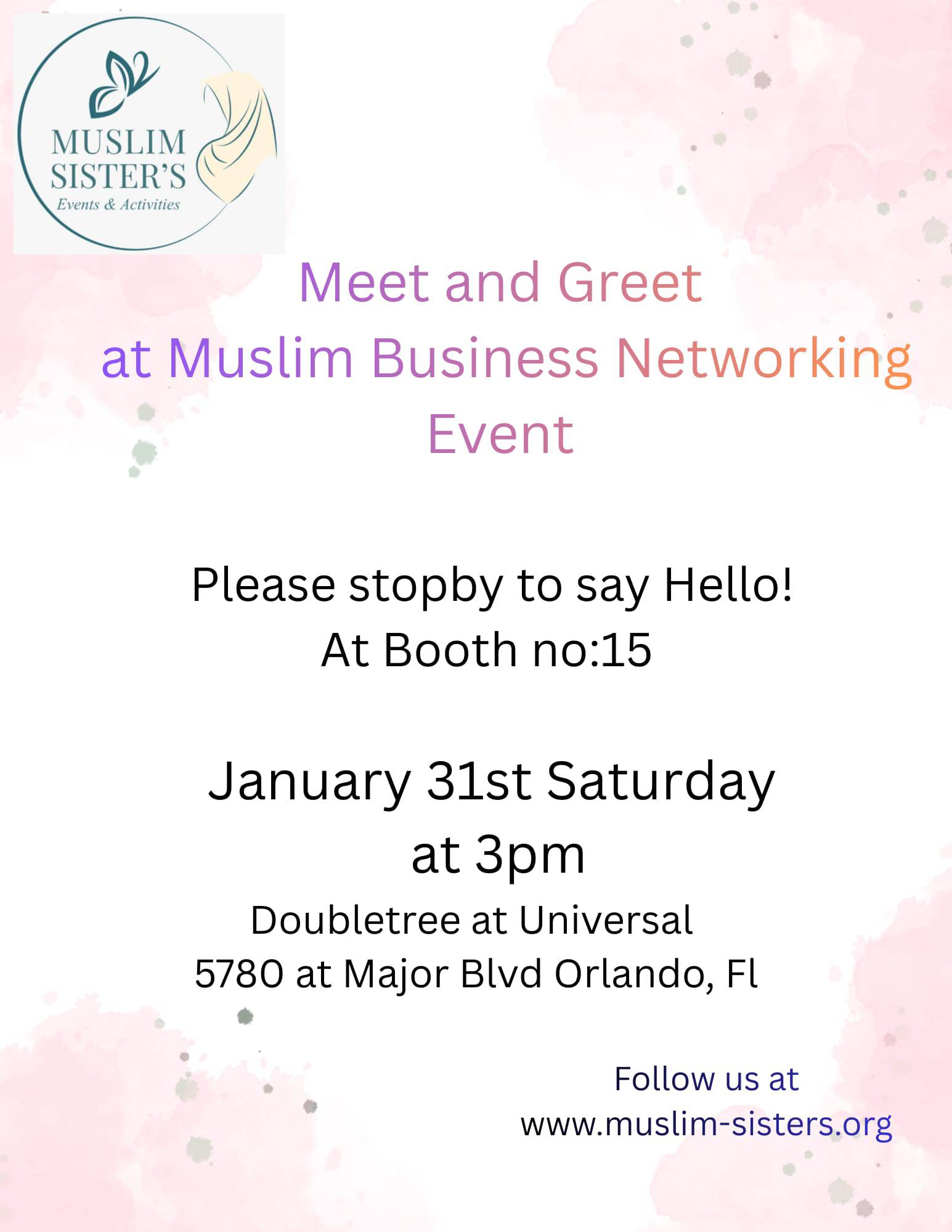 Meet and Greet at Muslim Business Networking Event