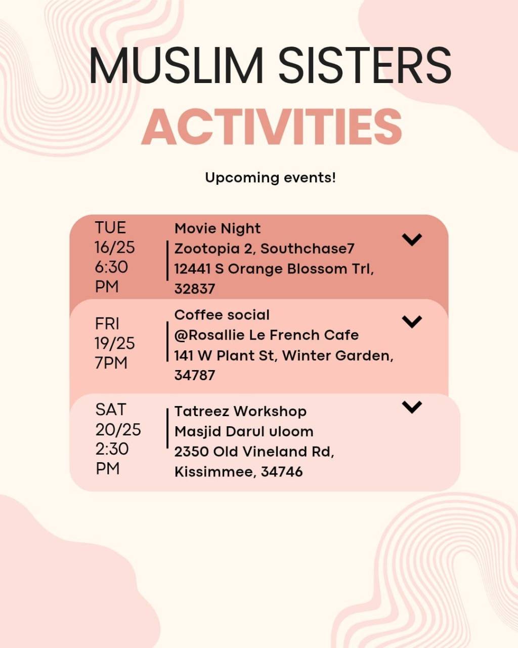 A Week of Connection & Culture - Join Our Sisterhood Series
